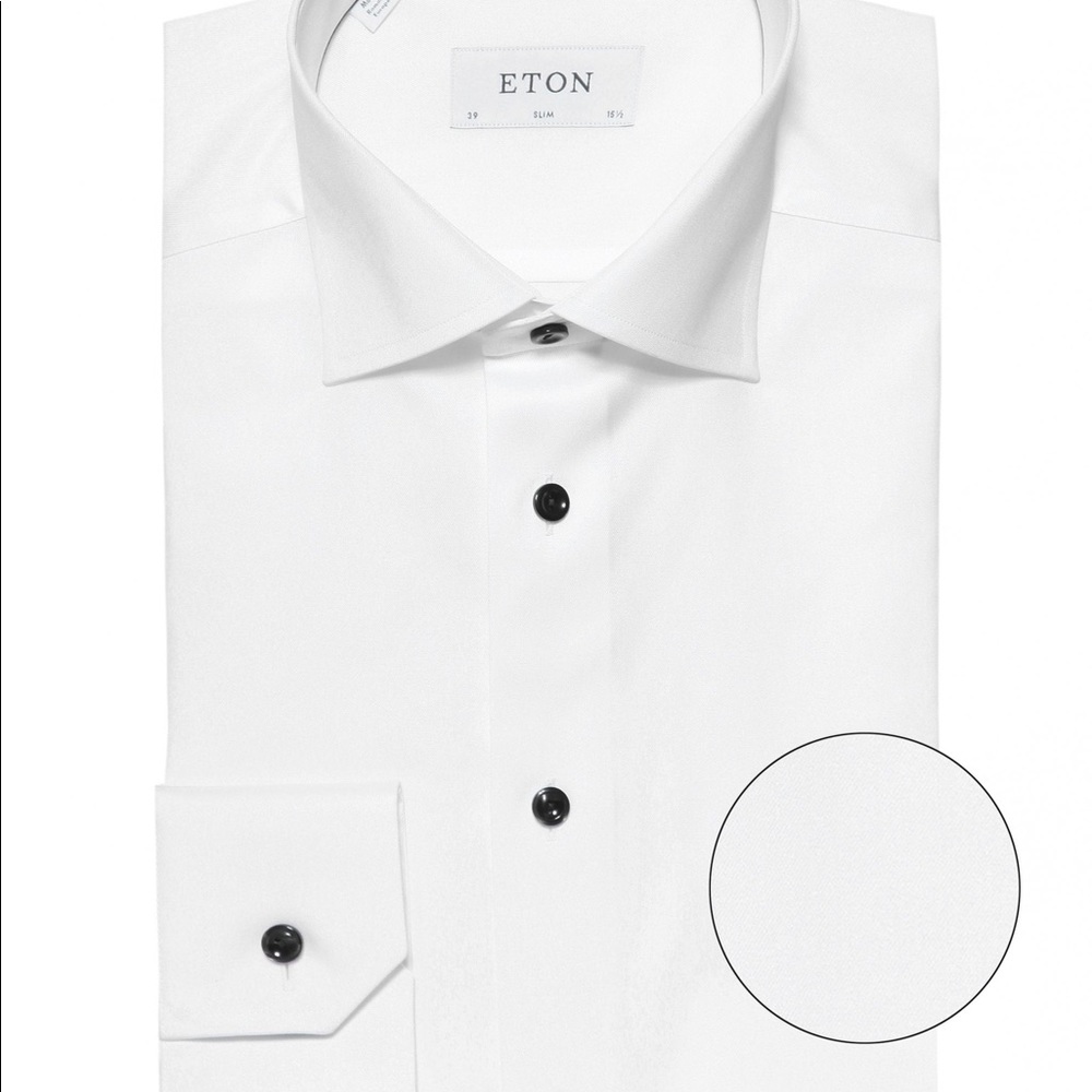 Eton slim fit twill shirt